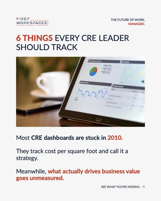 LinkedIn post: 6 things every CRE leader should track