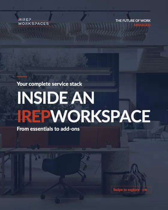 LinkedIn post: Inside an IREPworkspace: the service stack