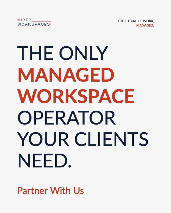LinkedIn post: The only managed workspace operator your clients need