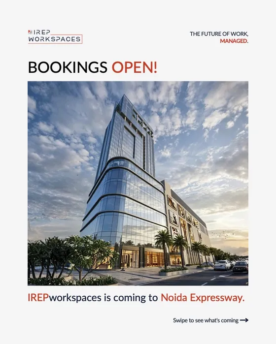 LinkedIn post: Bookings open: Noida Expressway