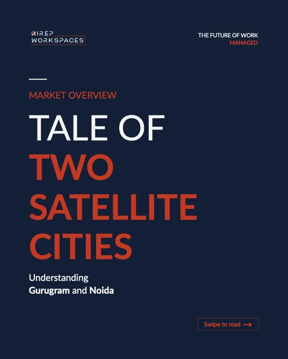 LinkedIn post: Tale of two satellite cities