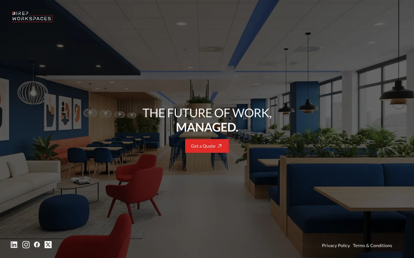 Launch website: Footer: the tagline and one last call to action