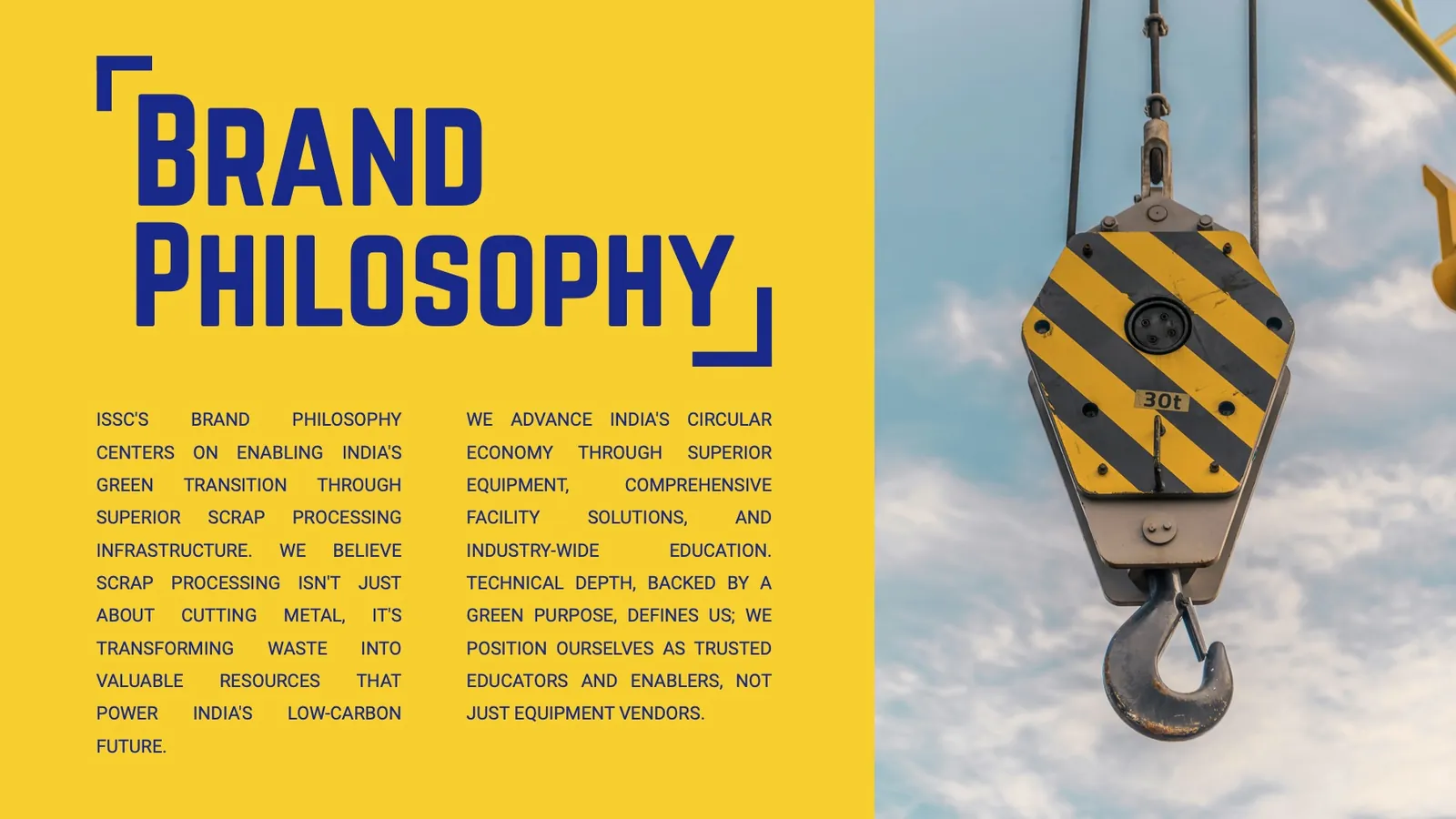 Brand strategy page: Brand philosophy