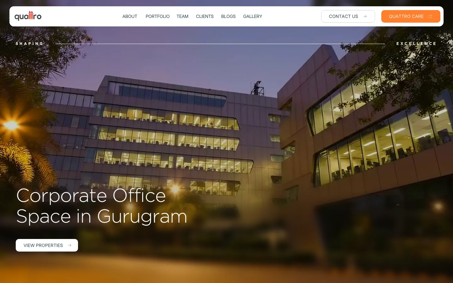 The Quattro Spaces home page