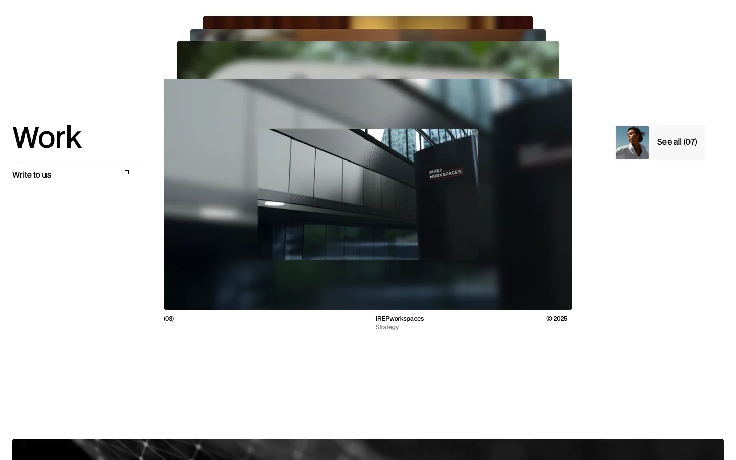 Saved screen: Work: IREPworkspaces
