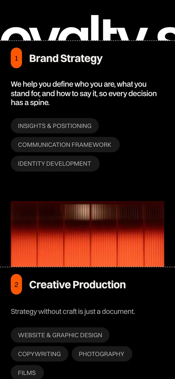 Mobile screen